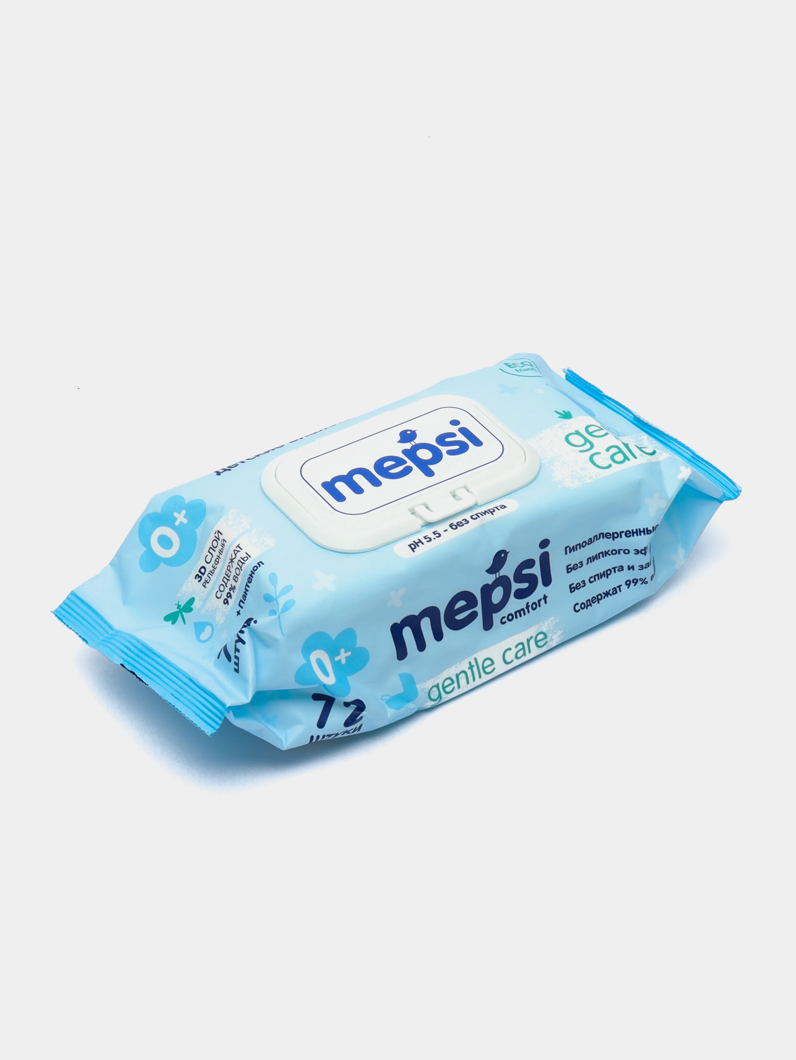 Салфетки влажные детские MEPSI 72шт