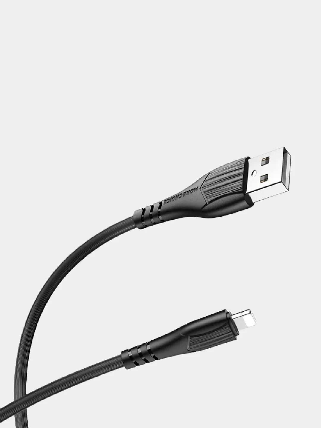 Белый дата-кабель для смартфона More choice K22, lightning, Micro-USB, Type-C 2.4 A, 1 м