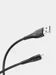 Белый дата-кабель для смартфона More choice K22, lightning, Micro-USB, Type-C 2.4 A, 1 м