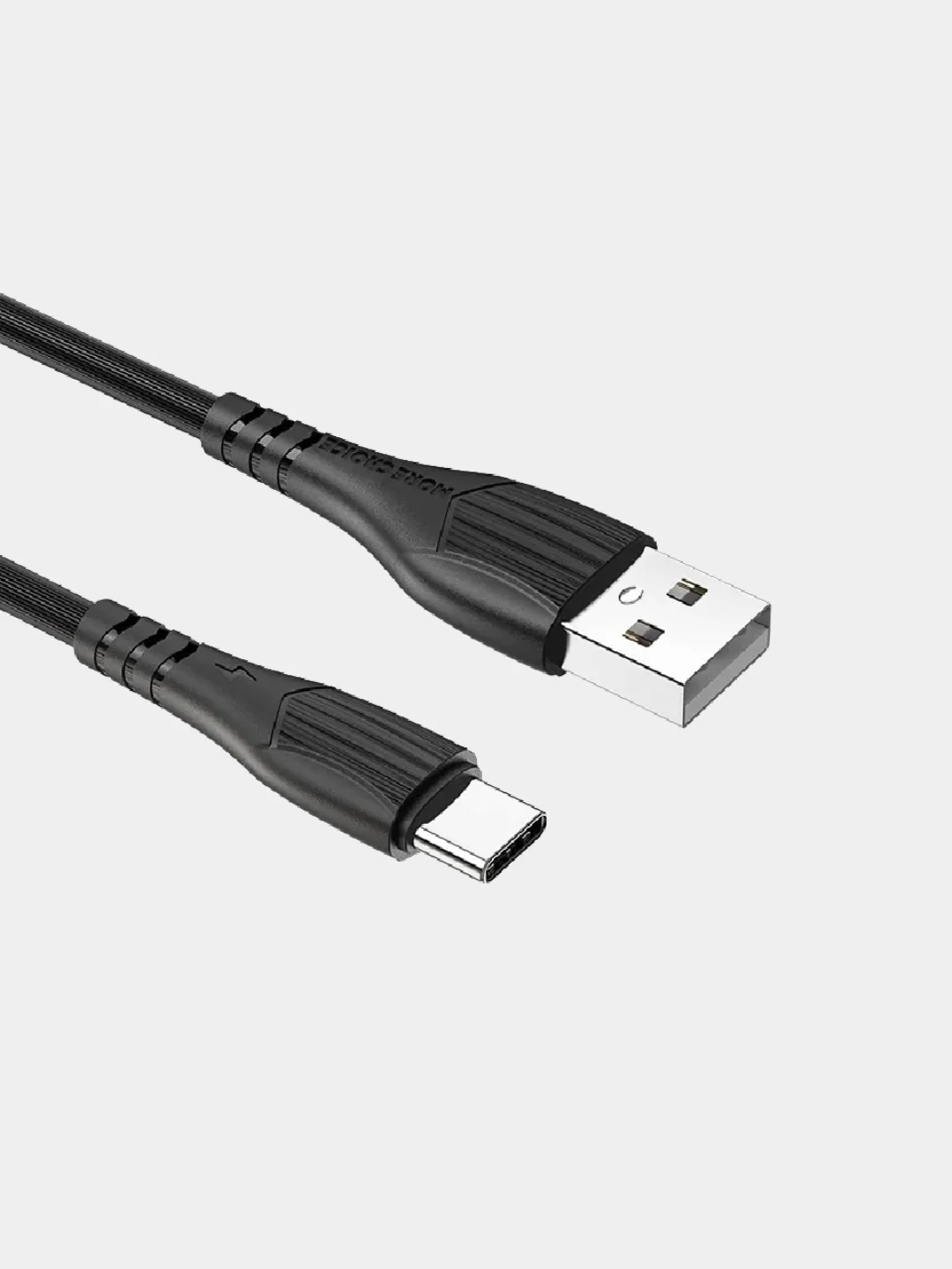 Белый дата-кабель для смартфона More choice K22, lightning, Micro-USB, Type-C 2.4 A, 1 м