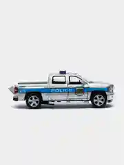 Серебряный металлическая машинка 2014 Chevrolet Silverado 1:46 Kinsmart KT5381DPR