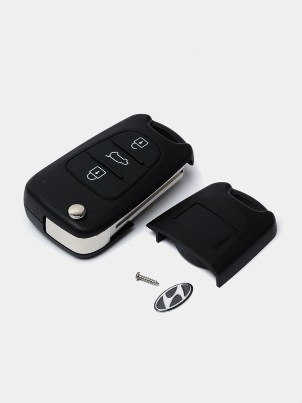 Корпус на штатный ключ с лезвием выкидной Hyundai / Хендай I20/30/35 (H001)