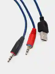 Наушники игровые SY830MV с подсветкой и микрофоном