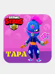 Горчичный 3d-стикеры, наклейки на телефон "Brawl Stars"