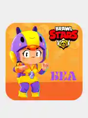Бежевый меланж 3d-стикеры, наклейки на телефон "Brawl Stars"