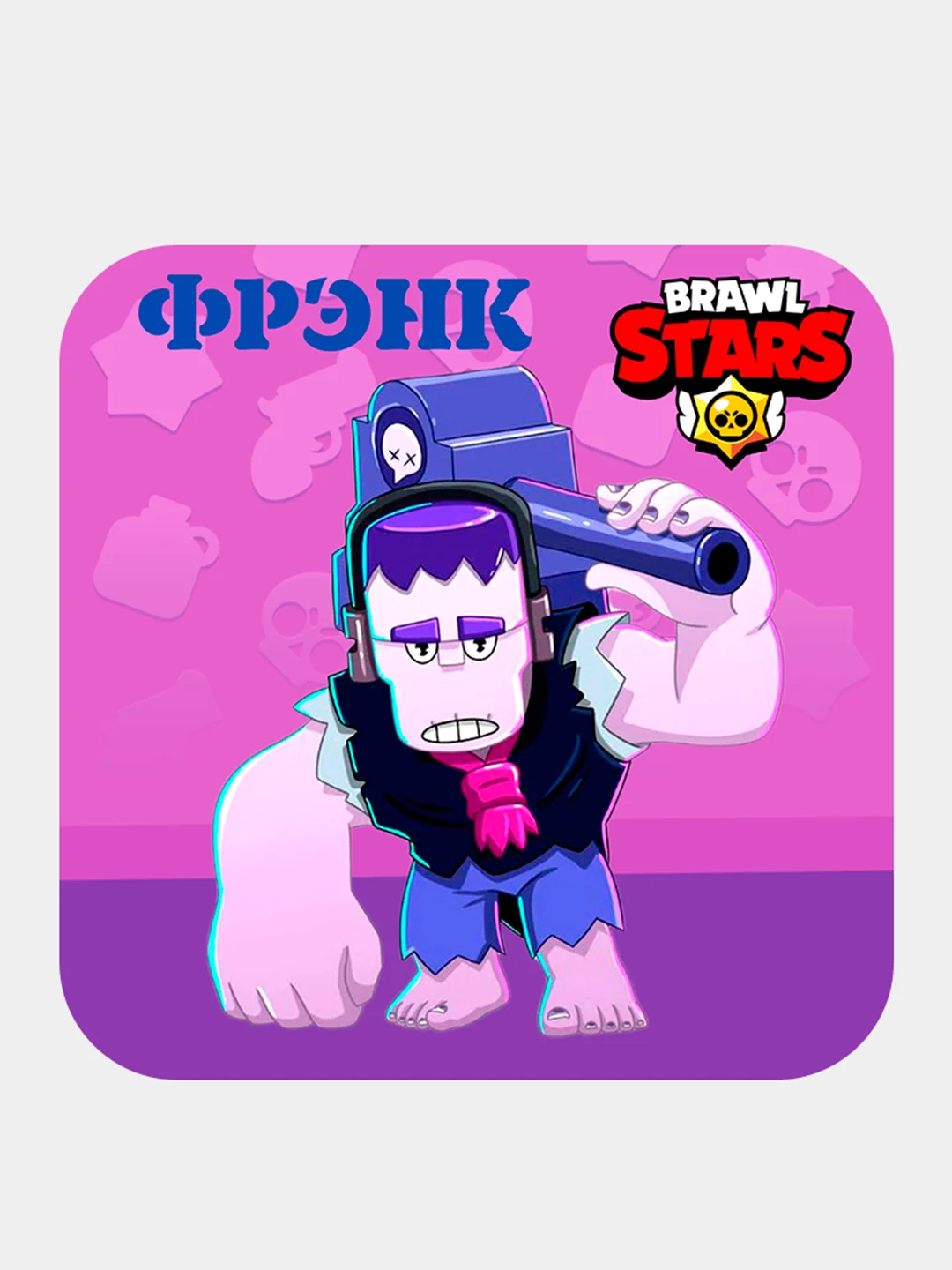 Вишнёвый 3d-стикеры, наклейки на телефон "Brawl Stars"