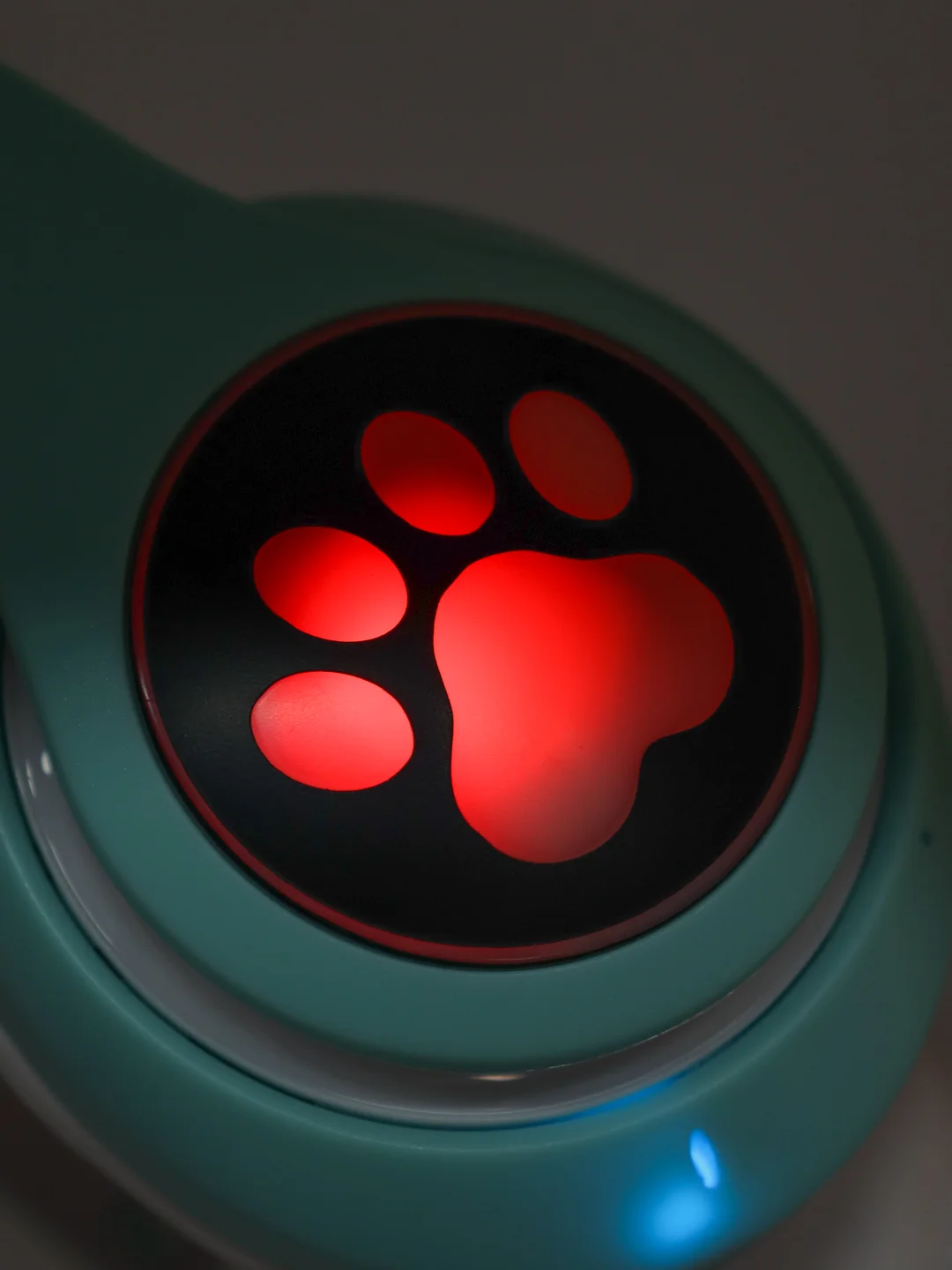 Небесно-голубой беспроводные наушники Cat Ear Bluetooth, c кошачьими светящимися ушками