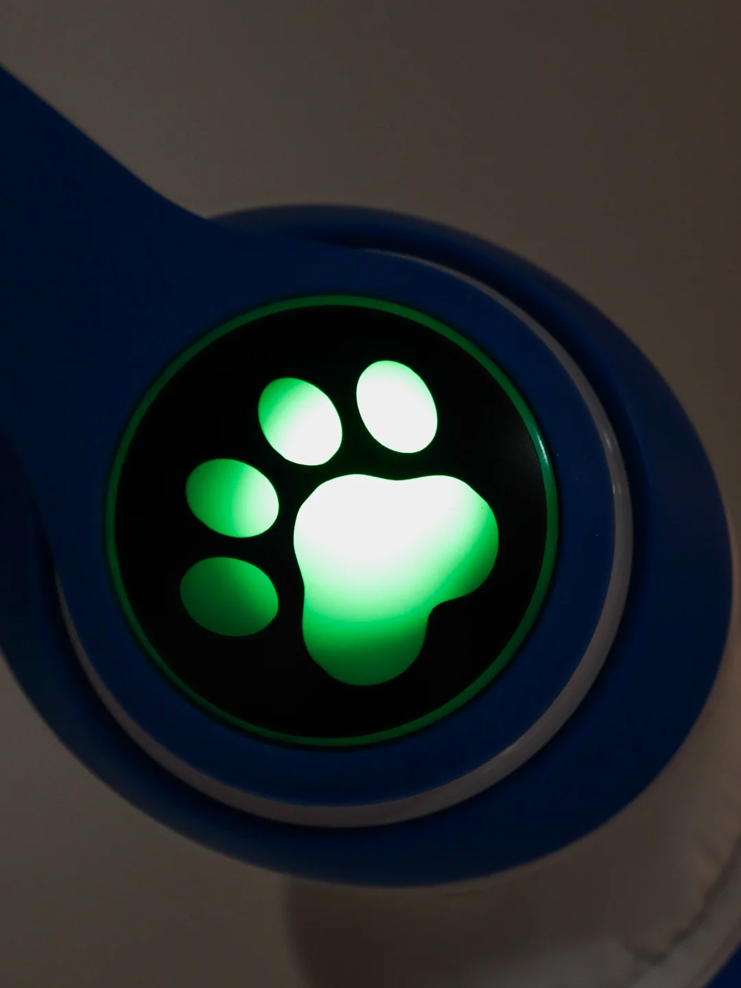 Синий беспроводные наушники Cat Ear Bluetooth, c кошачьими светящимися ушками