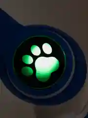 Синий беспроводные наушники Cat Ear Bluetooth, c кошачьими светящимися ушками