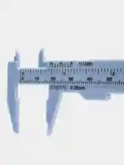 Голубой штангенциркуль пластмассовый Wenwan 80 мм
