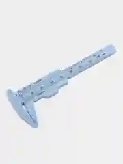 Голубой штангенциркуль пластмассовый Wenwan 80 мм