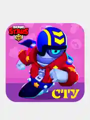 Зелёный хаки 3d-стикеры, наклейки на телефон "Brawl Stars"
