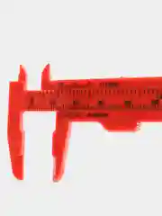 Красный штангенциркуль пластмассовый Wenwan 80 мм