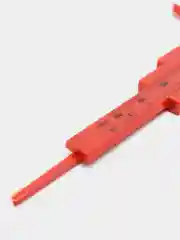 Красный штангенциркуль пластмассовый Wenwan 80 мм