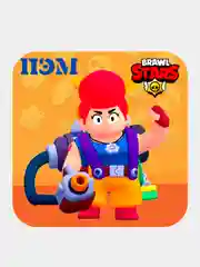 Лайм 3d-стикеры, наклейки на телефон "Brawl Stars"