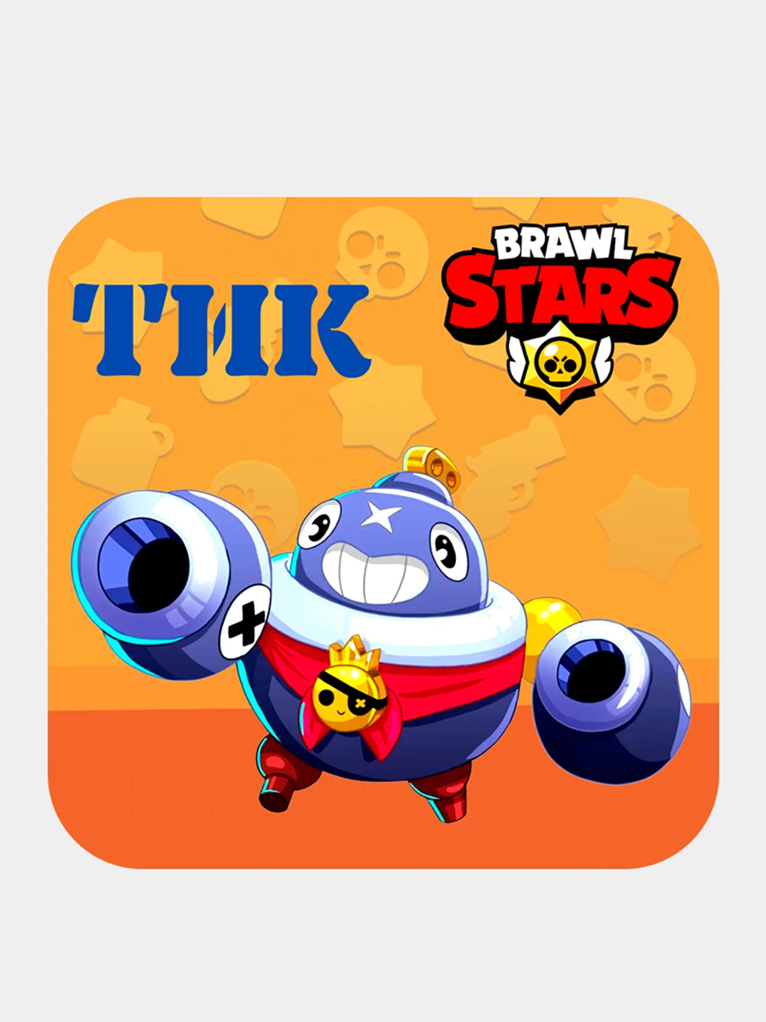 Рыжий 3d-стикеры, наклейки на телефон "Brawl Stars"