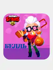 Приглушённый хаки 3d-стикеры, наклейки на телефон "Brawl Stars"