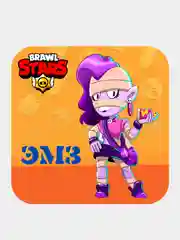 Лесной зеленый 3d-стикеры, наклейки на телефон "Brawl Stars"