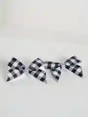 Черный банты для девочек, 2 штуки