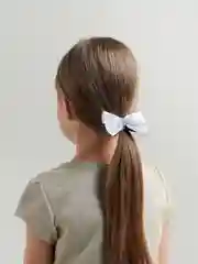 Белый банты для девочек, 2 штуки