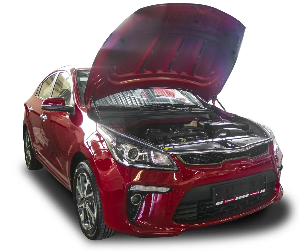 Газовые упоры капота АвтоУпор для Kia Rio IV 2017-2020/Rio X-Line 2017-2021, UKIRIO021