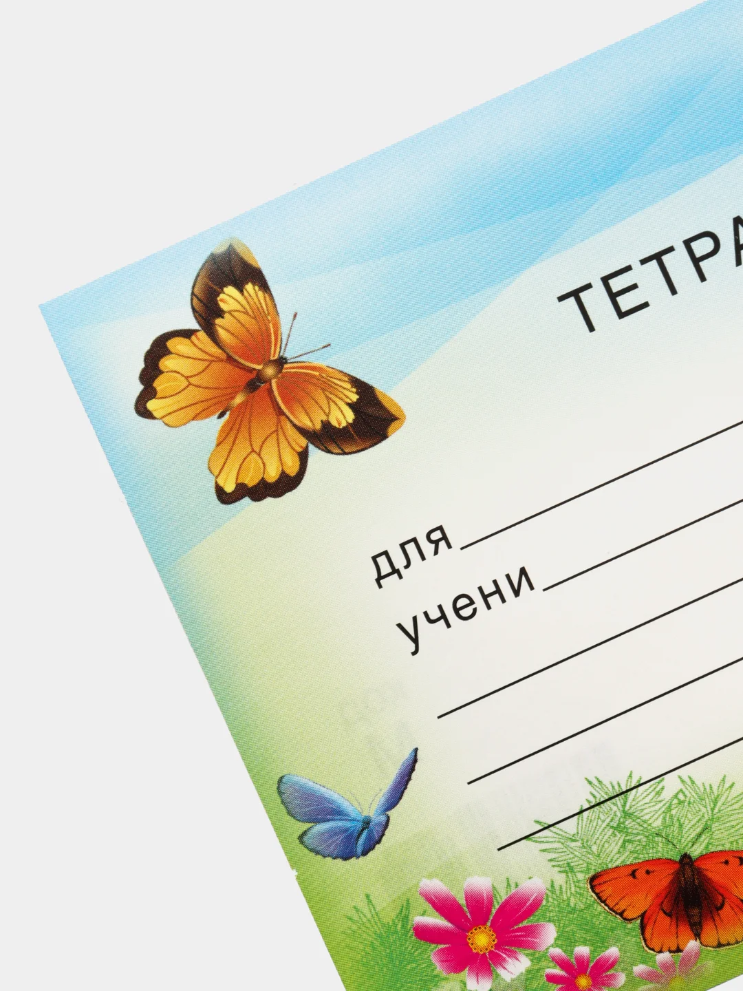 Лазурный наклейки на тетради, набор из 10 штук, разные цвета