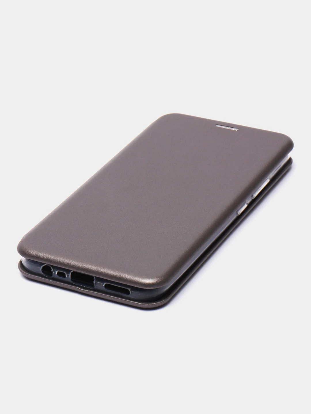 Серебряный чехол книжка Realme C15 / C25 / C25S Реалми С15 / С25 / С25С