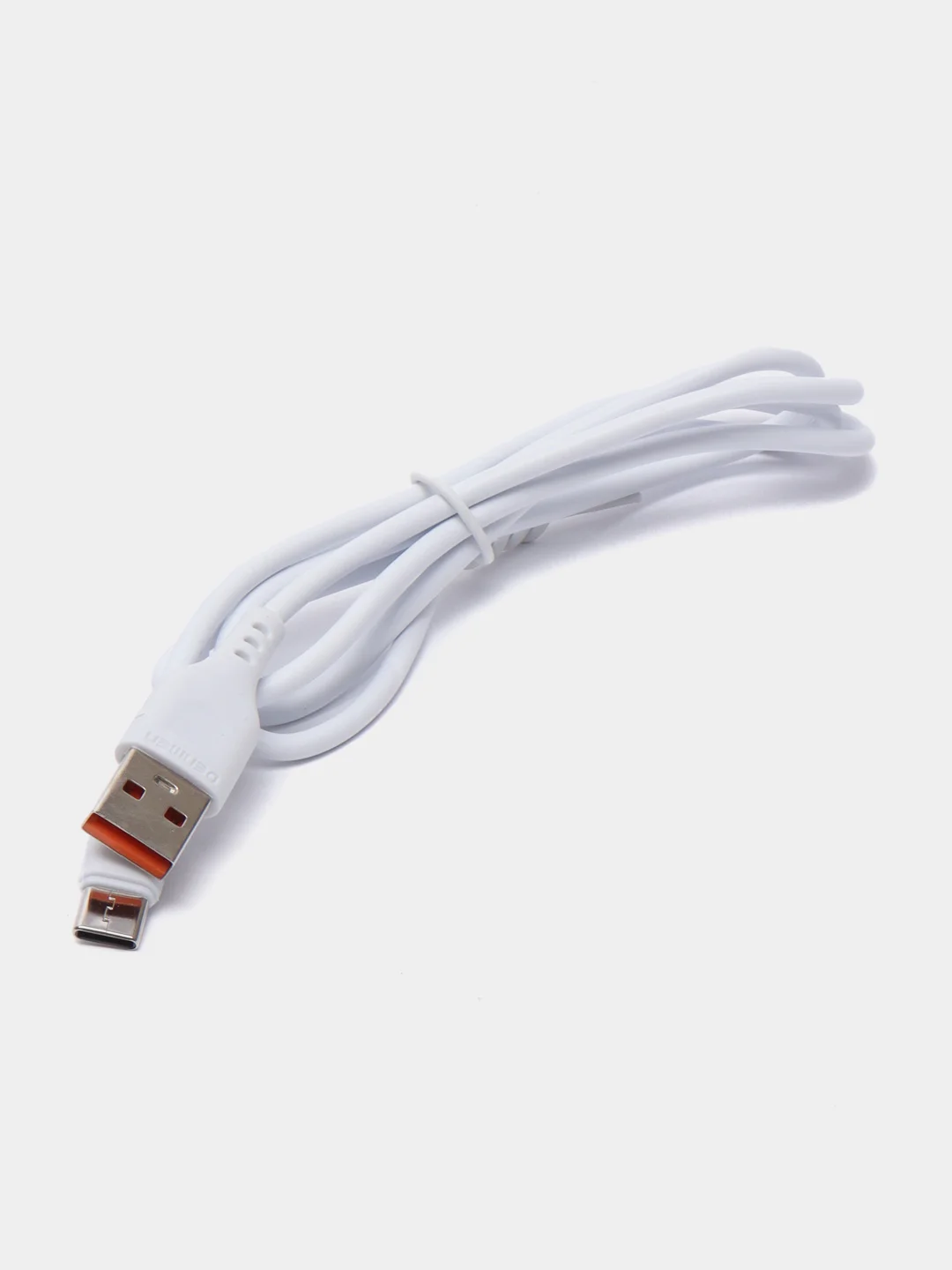 Черный кабель Denmen D01 microUSB, Type-C, Lightning быстрая зарядка, 1 м