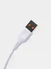 Черный кабель Denmen D01 microUSB, Type-C, Lightning быстрая зарядка, 1 м