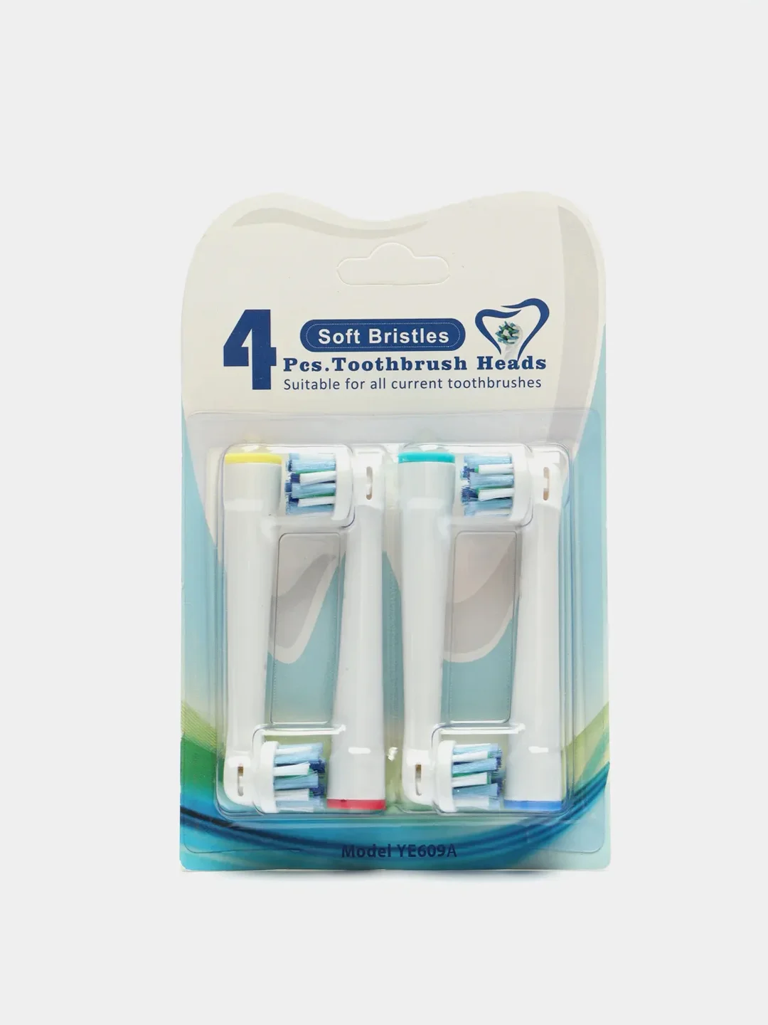 Бирюзовый насадки для электрической зубной щетки Oral B Braun, CS Medica 485, B.Well 810, 820