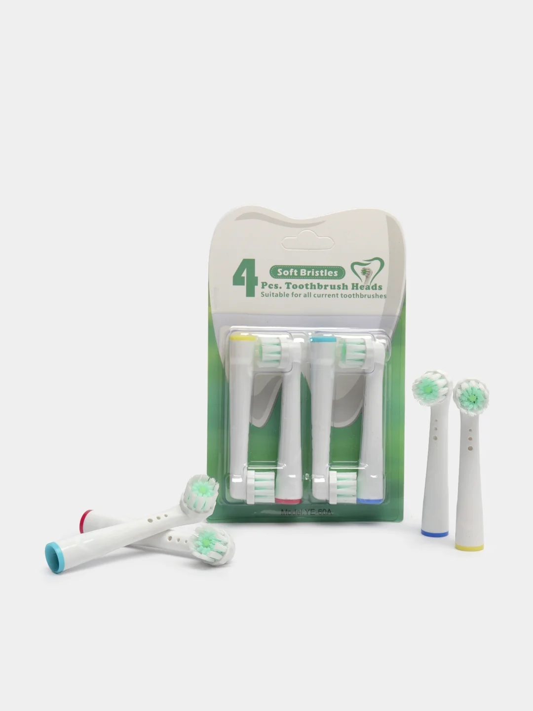 Бирюзовый насадки для электрической зубной щетки Oral B Braun, CS Medica 485, B.Well 810, 820
