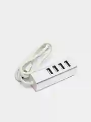 Белый хаб, Адаптер, Разветвитель Hoco HB1 на 4 USB HUB
