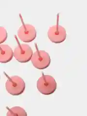 Розовый пластиковые иглы для держателей одеял и пододеяльников, 2,7 см