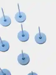 Голубой пластиковые иглы для держателей одеял и пододеяльников, 2,7 см