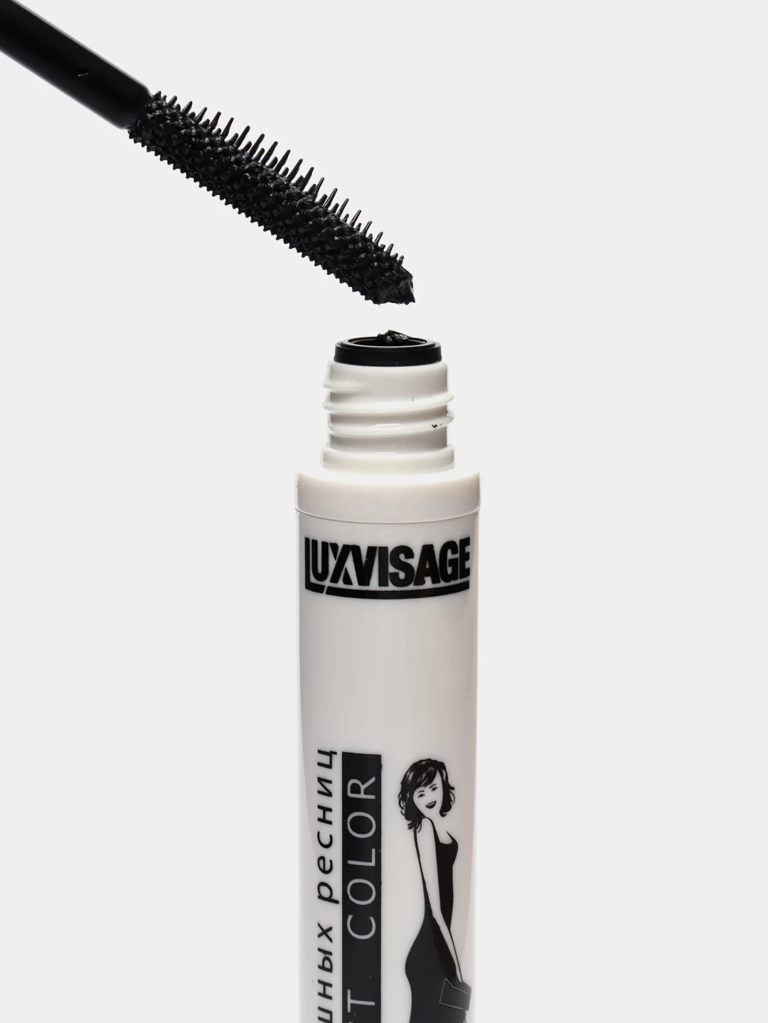Белый тушь для ресниц Luxvisage Perfect Color