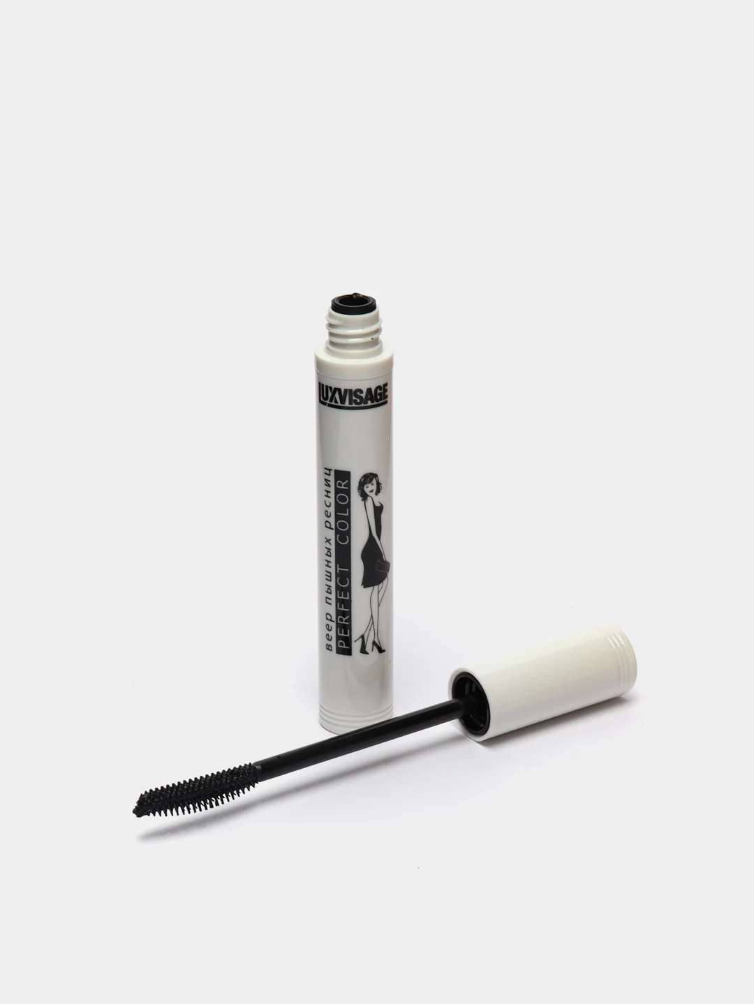 Белый тушь для ресниц Luxvisage Perfect Color