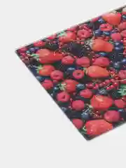 Алый доска разделочная, стеклянная, 20 х 30 см