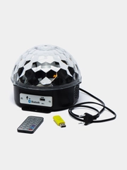 Диско-шар светодиодный - LED дискошар с Bluetooth, флешкой и пультом
