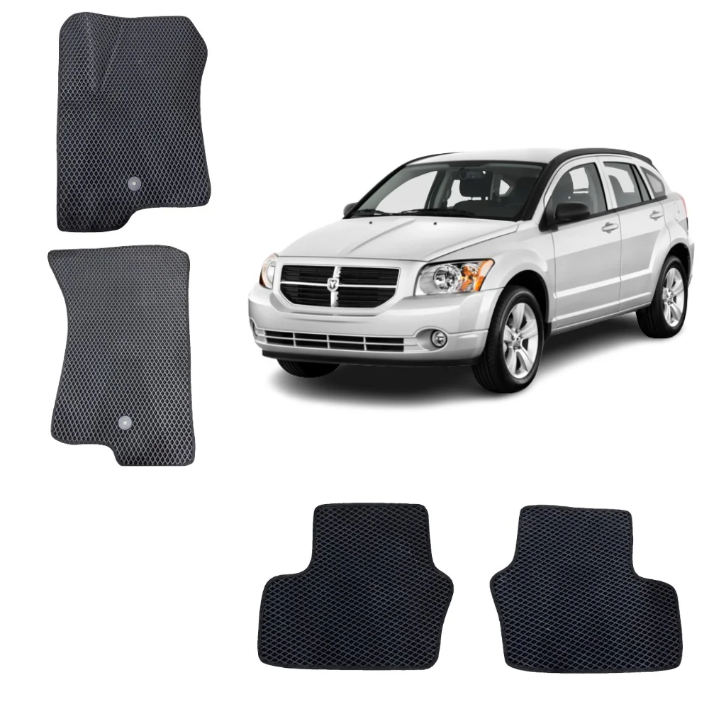Черный автомобильные 3-D коврики EVA в салон для DODGE CALIBER