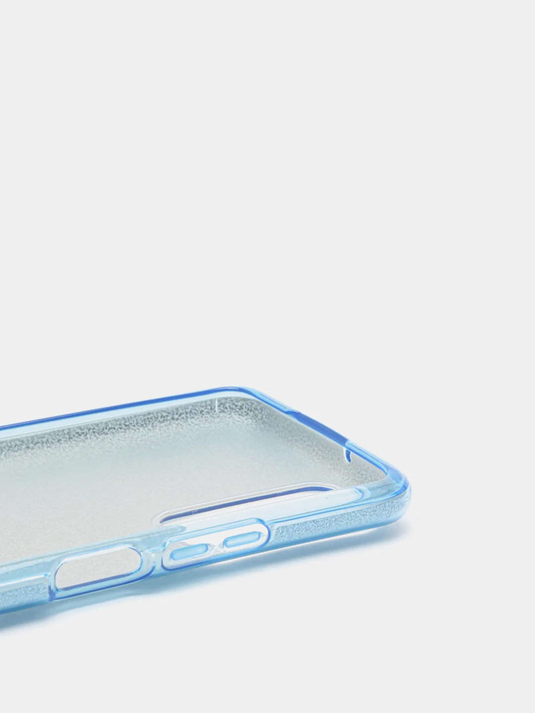 Голубой чехол Huawei Honor 10X Lite, Хуавей Хонор 10Х Лайт, блестящий