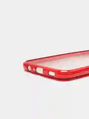 Красный чехол Samsung Galaxy A03, Самсунг Галакси А03 блестящий