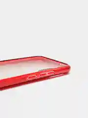 Красный чехол Samsung Galaxy A03, Самсунг Галакси А03 блестящий