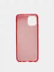 Красный чехол Samsung Galaxy A03, Самсунг Галакси А03 блестящий