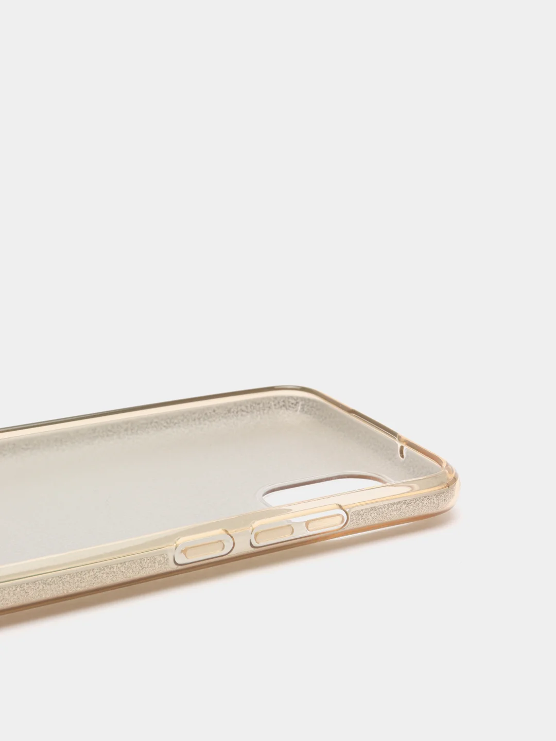 Золотой чехол Samsung Galaxy A03, Самсунг Галакси А03 блестящий