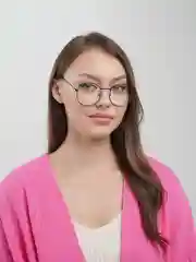 Черный очки имиджевые, круглые