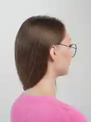 Черный очки имиджевые, круглые