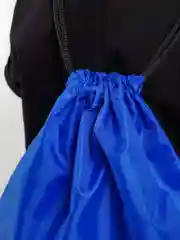 Синий мешок для обуви