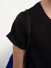 Синий мешок для обуви