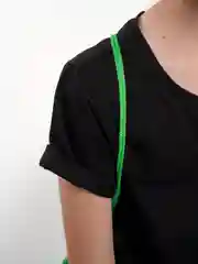 Зеленый мешок для обуви с мультгероями