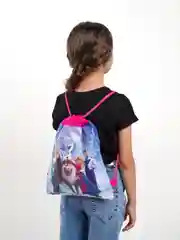 Лазурный мешок для обуви с мультгероями